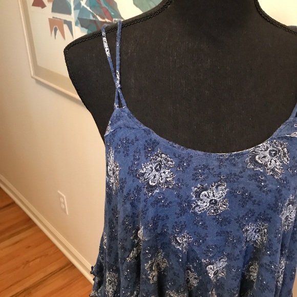 Free People handkerchief hemline tank top Size S - Picture 2 of 8